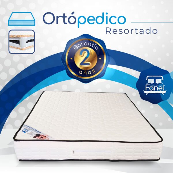 Colchón Ortopédico Resortado