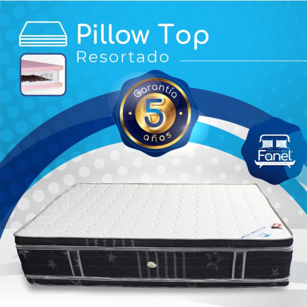 Colchón Pillow Top Resortado - Image 4